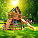 Playground-One-Original-Fort-w-2-Position-Swing-Beam-New