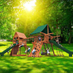 Playground-One-Turbo-Deluxe-Dual-Swing-O-Saurus-New