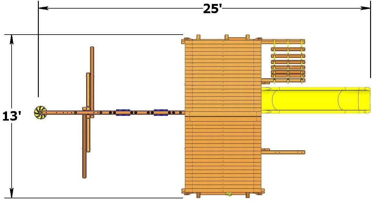 Playground-One-Turbo-Deluxe-Playcenter-Combo-2-w-Wood-Roof-Info