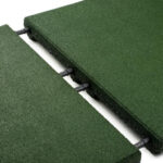 Playsafer-Rubber-Playground-Tile-Green-Connectors