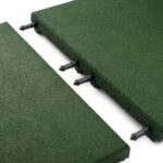 Playsafer-Rubber-Playground-Tile-Green-Connectors-2