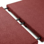Playsafer-Rubber-Playground-Tile-Red-Connectors