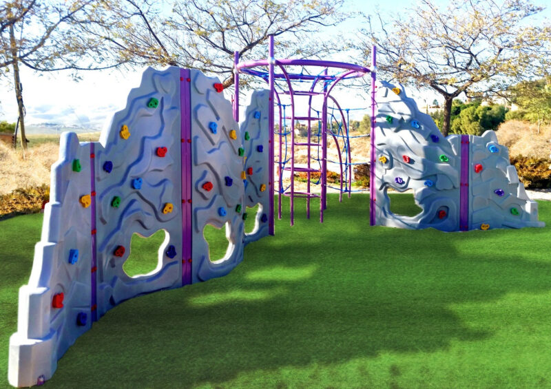Psagot-Commercial-Playgrounds-Climbing-Wall-E-Build