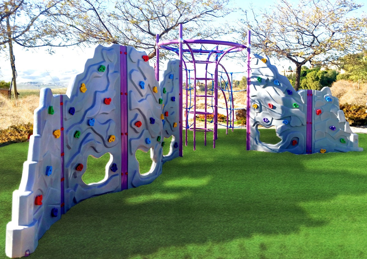 Psagot-Commercial-Playgrounds-Climbing-Wall-E-Build