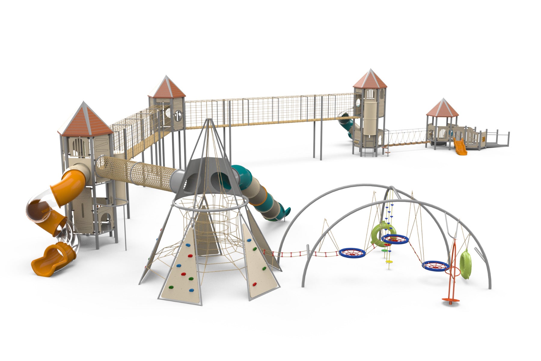 Psagot-Commercial-Playgrounds-Extreme-Playground-Back