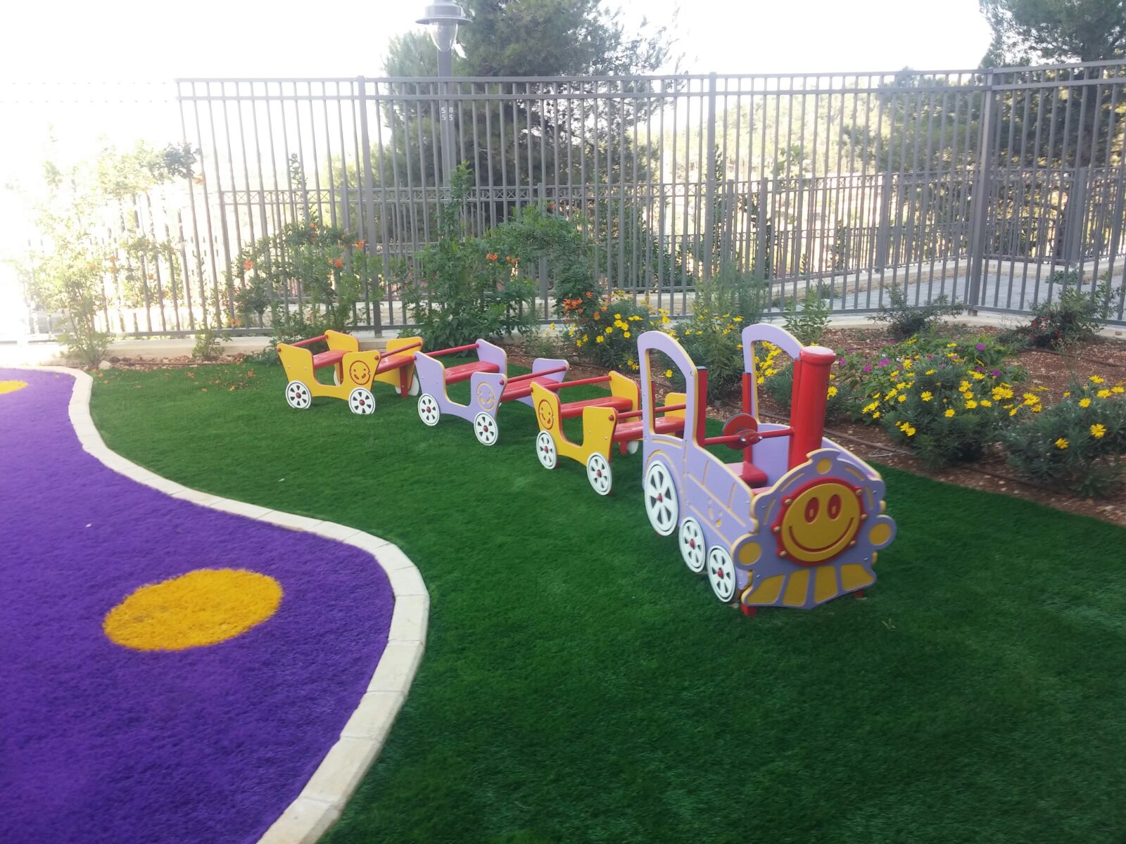 Psagot-Commercial-Playgrounds-Happy-Build-Train-Front-Left