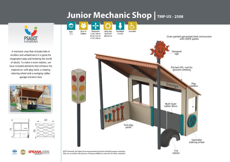 Psagot-Commercial-Playgrounds-Junior-Mechanic-Shop-Info