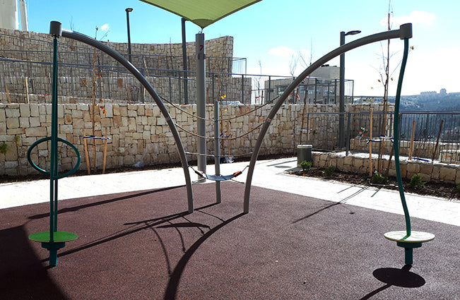 Psagot-Commercial-Playgrounds-Slingshot-Multi-Spinner-Build-2