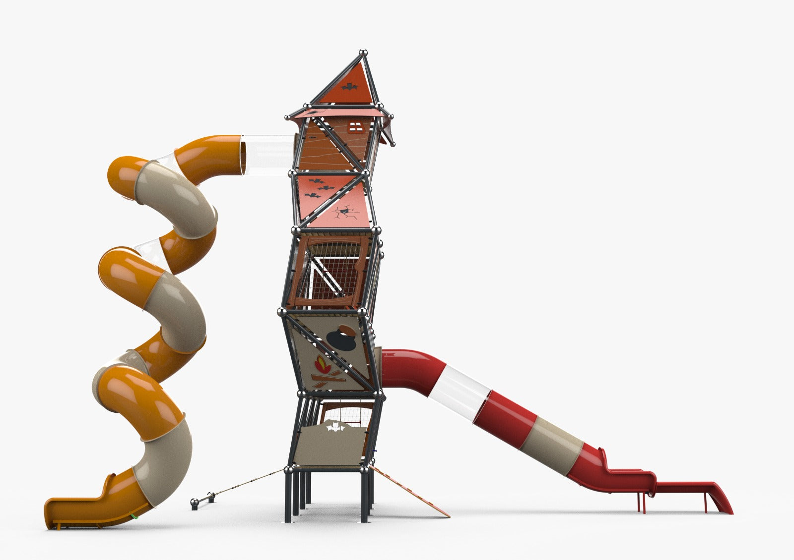 Psagot-Commercial-Playgrounds-Witch-House-Side-Left