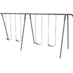Sports-Play-10FT-H-Heavy-Duty-Modern-Tripod-Swing-4-Seats