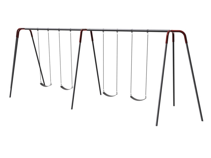 Sports-Play-10FT-H-Heavy-Duty-Modern-Tripod-Swing-4-Seats