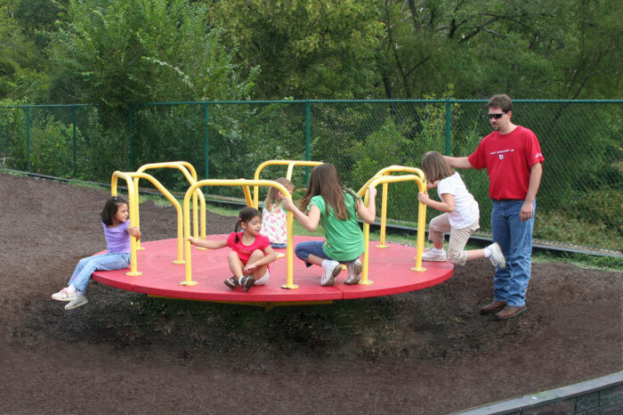 Sports-Play-10FT-Red-Merry-Go-Round