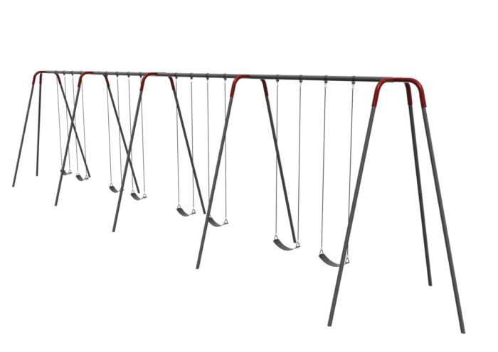 Sports-Play-12FT-H-Heavy-Duty-Modern-Tripod-Swing-8-Seats