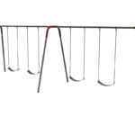 Sports-Play-8-FT-H-Modern-Bipod-Swing-4-Seats