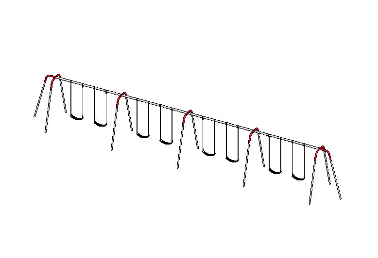 Sports-Play-8FT-H-Heavy-Duty-Modern-Tripod-Swing-8-Seats