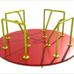 Sports-Play-8FT-Red-Merry-Go-Round
