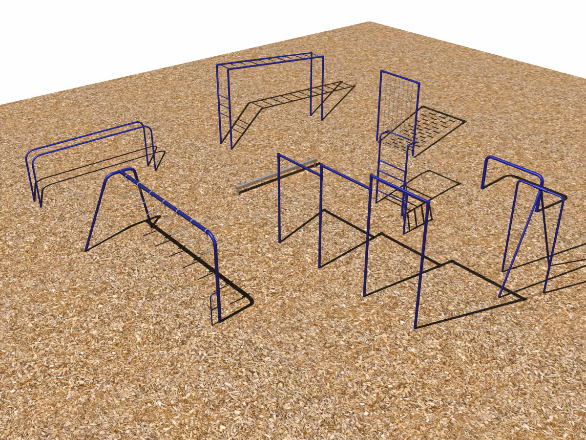 Sports-Play-9-Unit-Fitness-Course-w-Challenge-Ladder