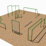 Sports-Play-9-Unit-Fitness-Course-w-Horizontal-Ladder