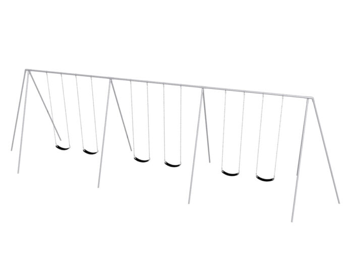 Sports-Play-Primary-Bipod-Swing-12-FT-6-Seats