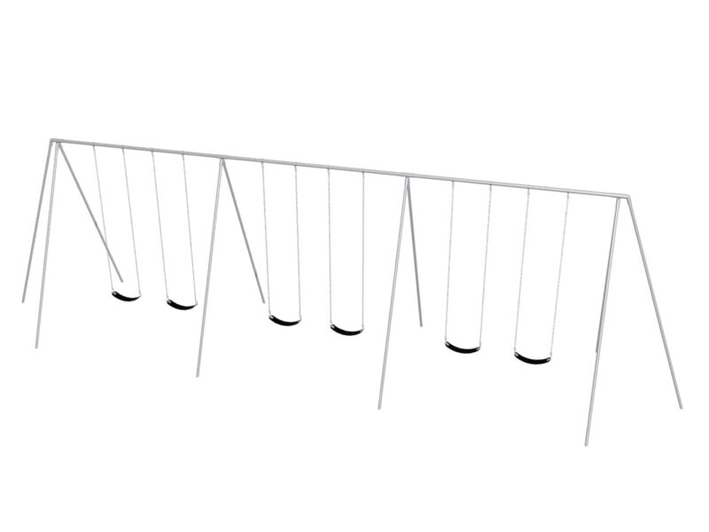 Sports-Play-Primary-Bipod-Swing-12-FT-6-Seats