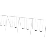 Sports-Play-Primary-Bipod-Swing-12-FT-8-Seats
