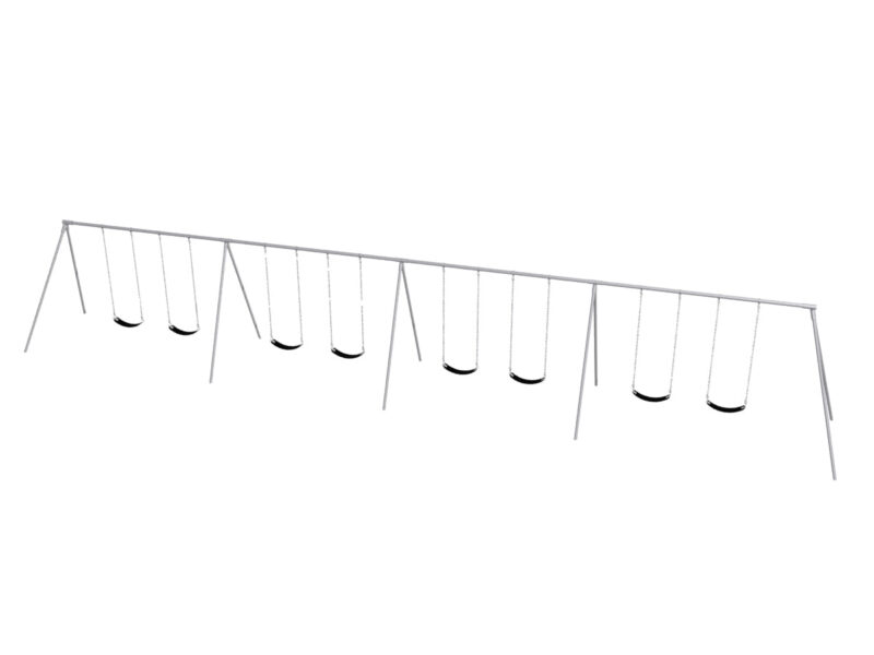 Sports-Play-Primary-Bipod-Swing-8-FT-8-Seats