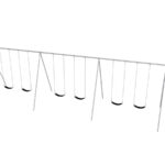 Sports-Play-Primary-Tripod-Swing-10-FT-6-Seats