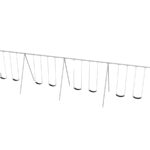 Sports-Play-Primary-Tripod-Swing-10-FT-8-Seats