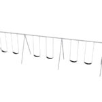 Sports-Play-Primary-Tripod-Swing-8-FT-6-Seats