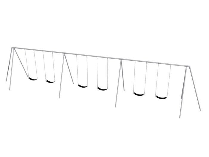 Sports-Play-Primary-Tripod-Swing-8-FT-6-Seats