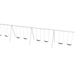 Sports-Play-Primary-Tripod-Swing-8-FT-8-Seats