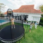 Springfree-10ft-Medium-Round-Trampoline-Top-W-Kid