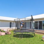 Springfree-8ft-x-11ft-Medium-Oval-Trampoline-Front-Kids