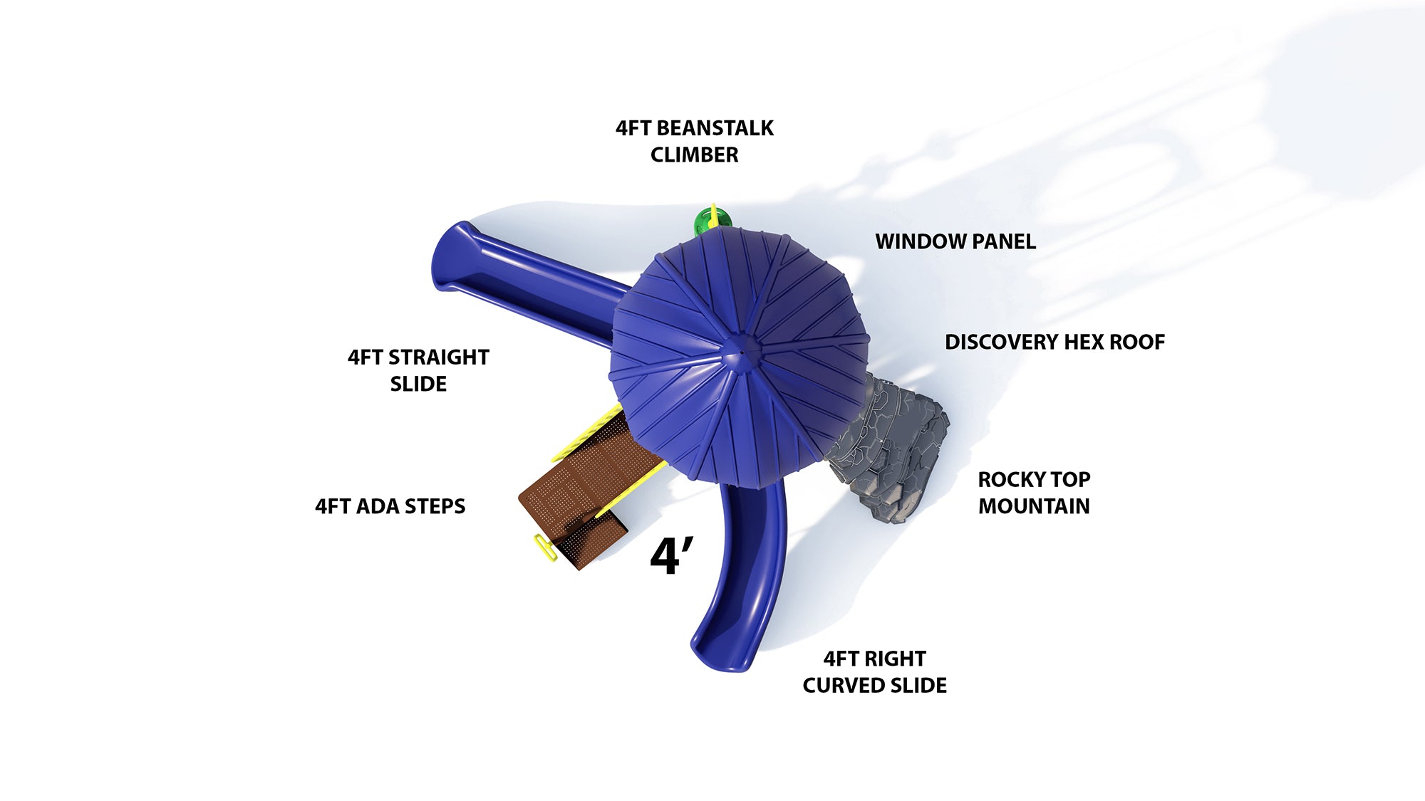 Ultra-Play-Hex-Hive-w-Roof-Top-Info