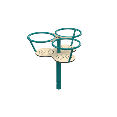 Psagot Playgrounds Triple Spinner