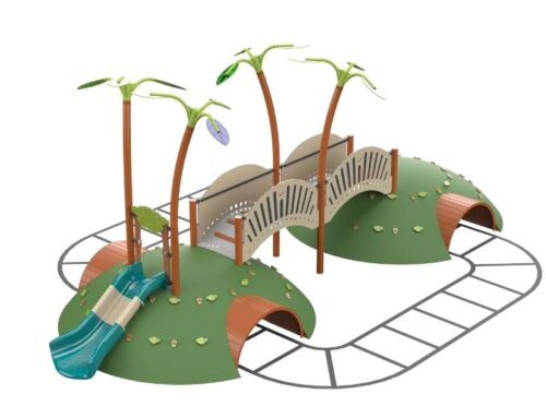 Psagot Playgrounds Hillside Slide C