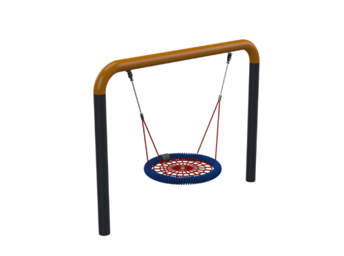 Psagot Playgrounds Square Frame Bird's Nest Swing