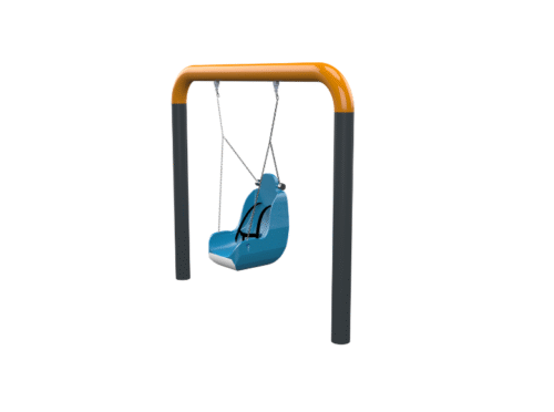 Psagot Playgrounds Square Frame Accessible Swing