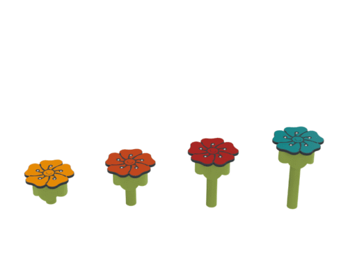 Psagot Playgrounds HDPE Flower Stepping Pods