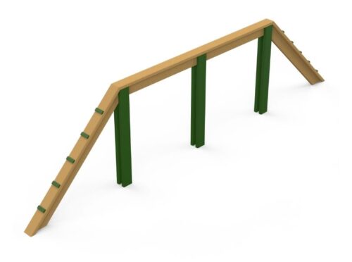 Psagot Playgrounds Extreme Balance Beam - Dog Play
