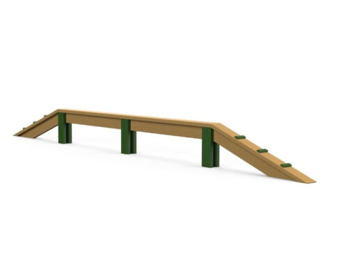 Psagot Playgrounds Balance Beam - Dog Play