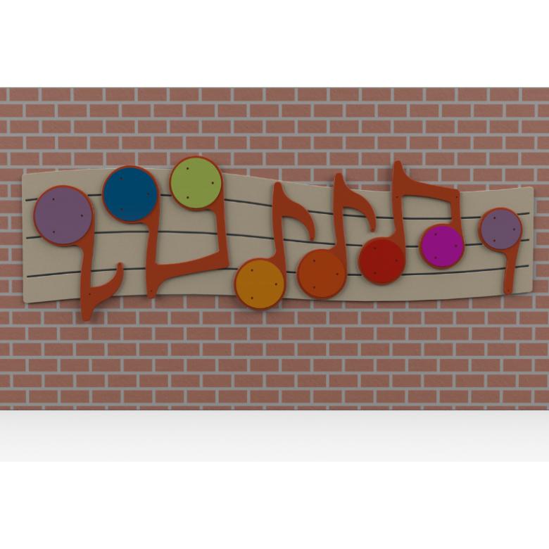 Psagot Playgrounds outdoor music wall