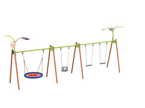 Psagot Playgrounds Forest Accessible Swing