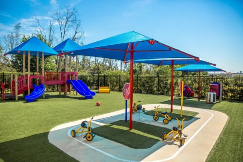 Superior Shade Square Single Column Fabric Shade 10 FT