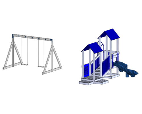 King Swings Commercial Playgrounds Small Package 1