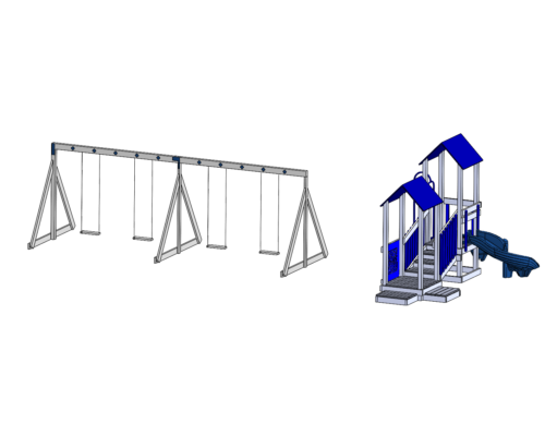 King Swings Commercial Playgrounds Small Package 2