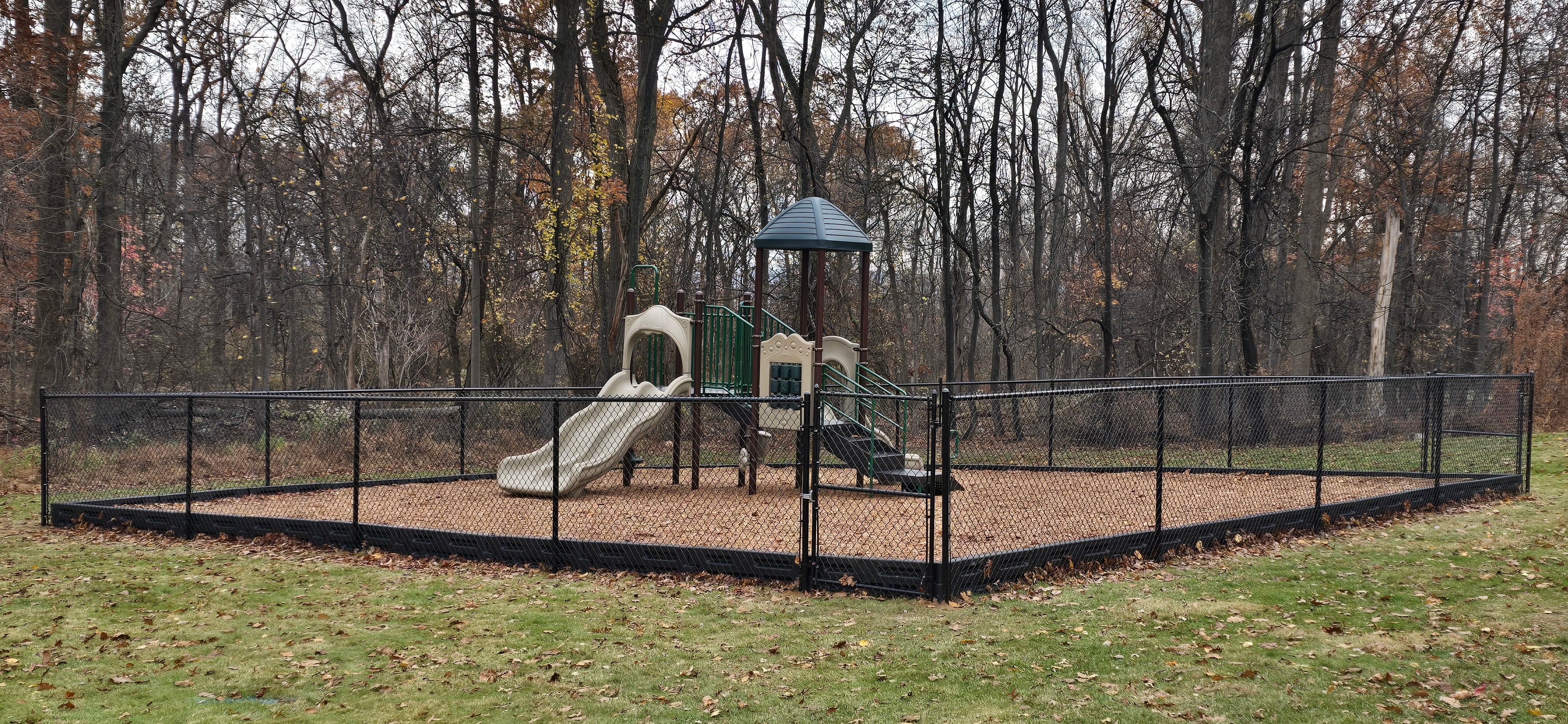 Playground installation at Little Brook Montessori Preschool, West Caldwell NJ