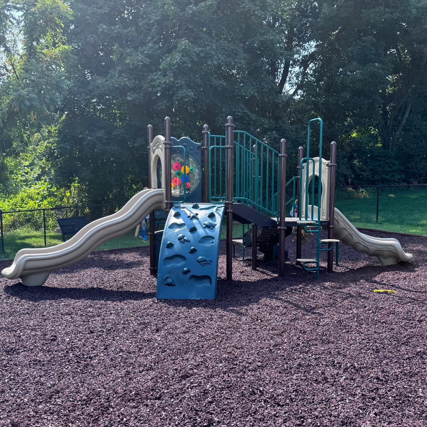 Commercial playground installation at Brentwood Gardens apartments, Wharton NJ