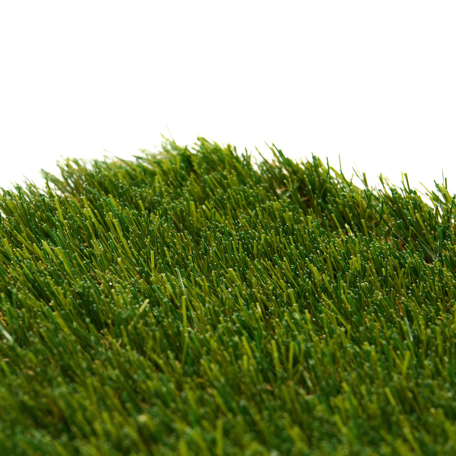 Lawn artificial turf fiber close-up - manufacturer photo