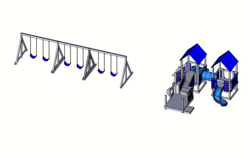 King Swings Commercial Playgrounds Small Package 4